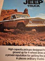1973 Jeep Pick-up truck folder izgst cabine Jeep Wagoneer, Ophalen of Verzenden, Zo goed als nieuw, Overige merken