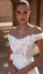 Sale dagen! Kortingen t/m 75% Romantische trouwjurk Nieuw!, Ophalen, Zo goed als nieuw, Wit, Trouwjurk