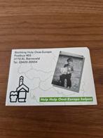 4700 Sticker Stichting Hulp Oost-Europa, Ophalen of Verzenden, Zo goed als nieuw