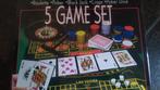 5 game set Roulette Poker Black Jack Craps speelgoed, Ophalen, Gebruikt