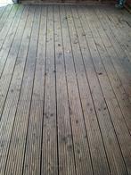 Vlonderplanken lariks, Tuin en Terras, Terrasdelen en Vlonders, Ophalen, Gebruikt, Hout