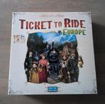 Ticket to Ride Europe 15th Anniversary (NL), Hobby en Vrije tijd, Gezelschapsspellen | Bordspellen, Ophalen of Verzenden, Zo goed als nieuw