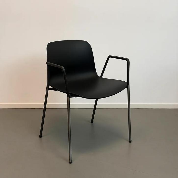 6 Hay about a Chair AAC18 Groen stapelbaar, Huis en Inrichting, Stoelen, Kunststof, Metaal, Overige kleuren, Ophalen of Verzenden