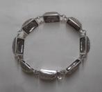 Prachtige antiek zilveren armband nr.424, Verzenden, Zilver, Armband