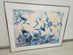 Gratis: Fotolijst met aquarel 70 x 90 cm, Antiek en Kunst, Kunst | Litho's en Zeefdrukken, Ophalen