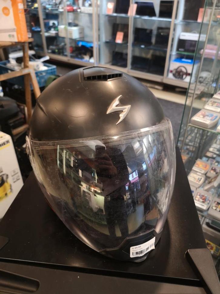 Scorpion Integraalhelm - Maat Onbekend, Motoren, Kleding | Motorhelmen, Dames, Heren, Integraalhelm, Shark, Tweedehands, Ophalen of Verzenden