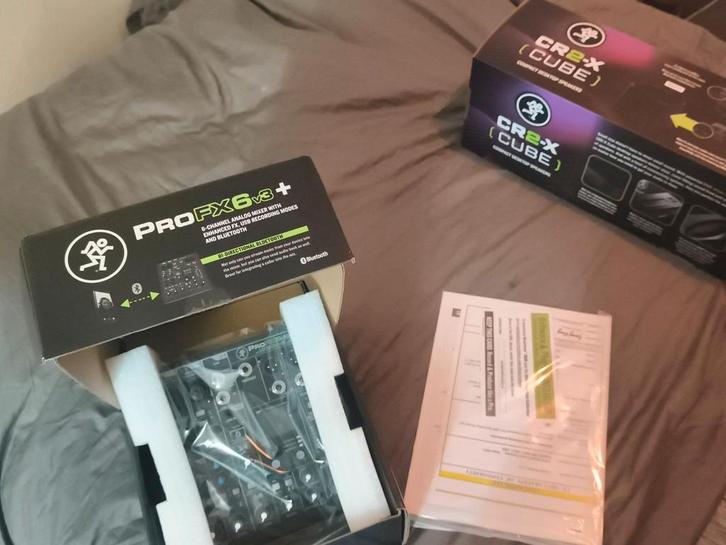 Mackie ProFX6v3 ➕ Mixer - Nieuw- USB and Bluetooth channel!, Muziek en Instrumenten, Mengpanelen, Nieuw, 5 tot 10 kanalen, Microfooningang