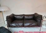 lc3 le corbusier 2 zits bank leer design vintage jaren 80, Huis en Inrichting, Banken | Bankstellen, Ophalen, Minder dan 75 cm