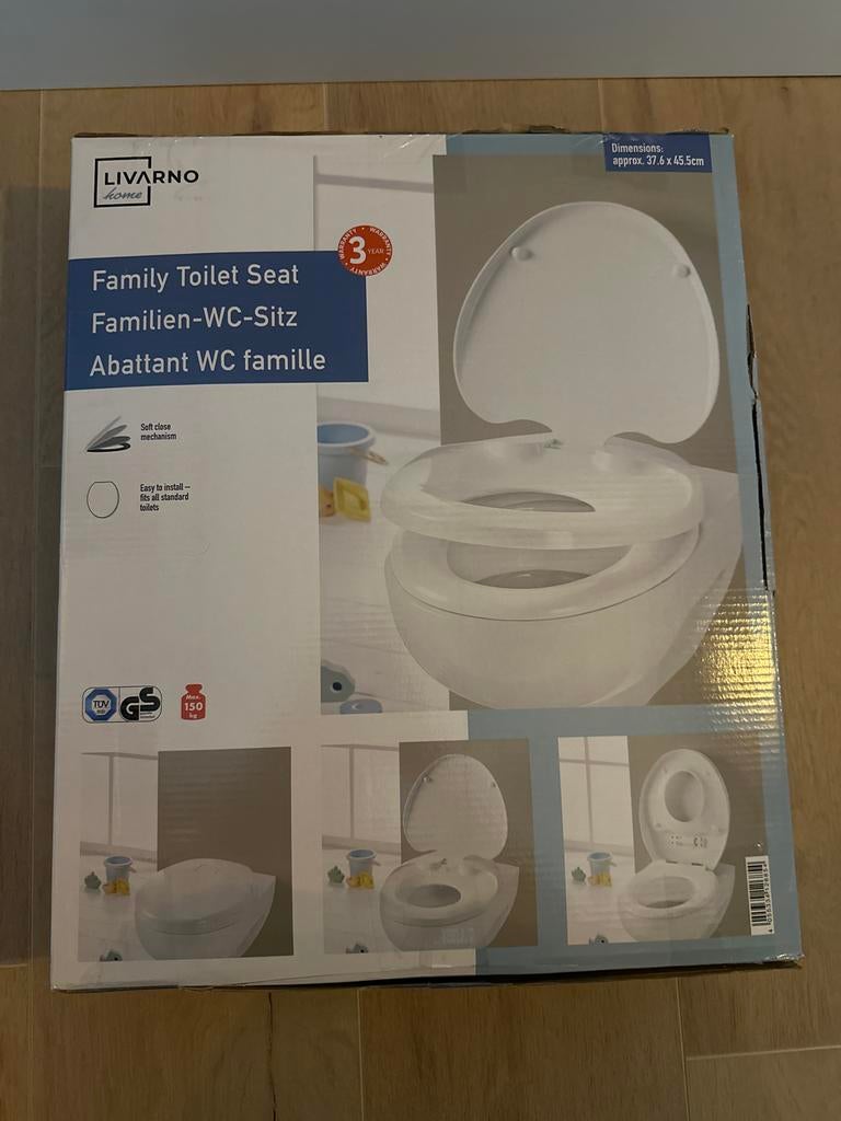 WC bril-Soft Close - 37,6x45,5cm, Ophalen, Nieuw