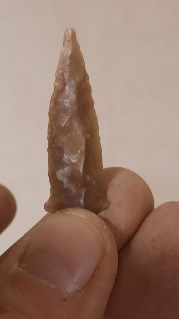 Speerpunt artefact, Verzamelen, Mineralen en Fossielen, Ophalen of Verzenden