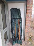 Complete visuitrusting met hengels en viskoffer, Ophalen of Verzenden, Gebruikt, Complete set