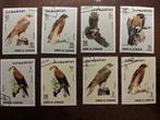 UUM AL QIWAIN 1968; serie (8) VOGELS, Verzenden, Gestempeld, Dier of Natuur