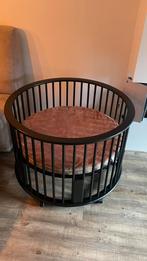 Bopita ronde box - Zwart - Inclusief Matras en boxkleed, Kinderen en Baby's, Boxen, Ophalen, Zo goed als nieuw, Rond, In hoogte verstelbaar