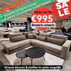 Mega Acties Hoekbanken Alle Modellen Spot Goedkooop SALE, Hoekbank, Nieuw, Ophalen of Verzenden, Minder dan 150 cm