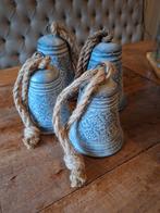 Zinken kerstbellen aan touw, Ophalen of Verzenden