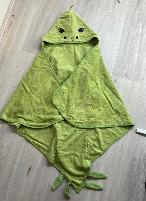 Capuchonhanddoek draak dino badcape capuchon handdoek, Kinderen en Baby's, Dekens, Slaapzakjes en Inbakerproducten, Zo goed als nieuw