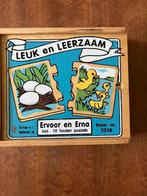 Houten puzzel 10 x 2 ervoor en erna Leuk en leerzaam, Kinderen en Baby's, Speelgoed | Houten speelgoed, Ophalen of Verzenden, Zo goed als nieuw