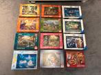 Disney Puzzels 1000 stukjes / 12 Puzzels, Ophalen, 500 t/m 1500 stukjes, Zo goed als nieuw, Legpuzzel