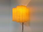 set 2 vintage Honeycomb wandlamp Fiberglass mid century '50, Metaal, Gebruikt, Ophalen of Verzenden, Vintage design mid century