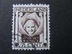 plaatfout 142 p ,gestempeld., Postzegels en Munten, Postzegels | Nederland, Verzenden, T/m 1940, Gestempeld