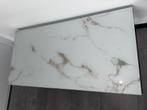 Moderne Salon Tafel met Marmerlook, Huis en Inrichting, Tafels | Salontafels, Ophalen, 100 tot 150 cm, 50 tot 100 cm, Minder dan 50 cm