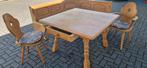 Landelijke vintage Oostenrijkse Duitse Eethoek klep zithoek, Huis en Inrichting, Ophalen, Gebruikt, Hout, Landelijk Oostenrijkse Duitse Stijl Eethoek