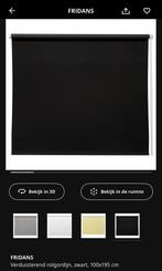 Rolgordijn Fridans zwart 100x195., Ophalen of Verzenden, Zo goed als nieuw, Zwart, 150 tot 200 cm