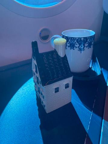 KLM Huisje 70 Delfts Blauw Bols Amsterdam Porselein Antiek beschikbaar voor biedingen