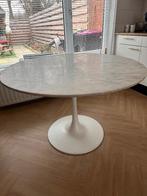 Marmeren eettafel, Huis en Inrichting, Tafels | Eettafels, Ophalen, Overige materialen, Gebruikt, Rond