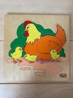 Edu fun houten puzzel, Ophalen of Verzenden, Minder dan 10 stukjes, Gebruikt, Van hout