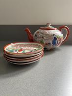 Japanse theepot met bordjes, Ophalen