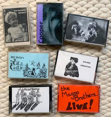 7x demotapes demo demo’s cassettebandjes diverse genres beschikbaar voor biedingen