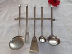 Gero Zilmeta | Ontwerp: Dick Simonis 6-delig lepelrek | +/++, Antiek en Kunst, Antiek | Keukenbenodigdheden, Verzenden