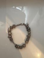 Pandora Armband met Bedels, Ophalen of Verzenden, Gebruikt, Zilver, Met bedels of kralen