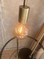 Tafeltje met lamp, Huis en Inrichting, Lampen | Vloerlampen, Minder dan 100 cm, Ophalen of Verzenden, Zo goed als nieuw, Glas