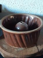 Aardewerk puddingvorm,sober landelijk mal patevorm,, Antiek en Kunst, Curiosa en Brocante, Ophalen of Verzenden