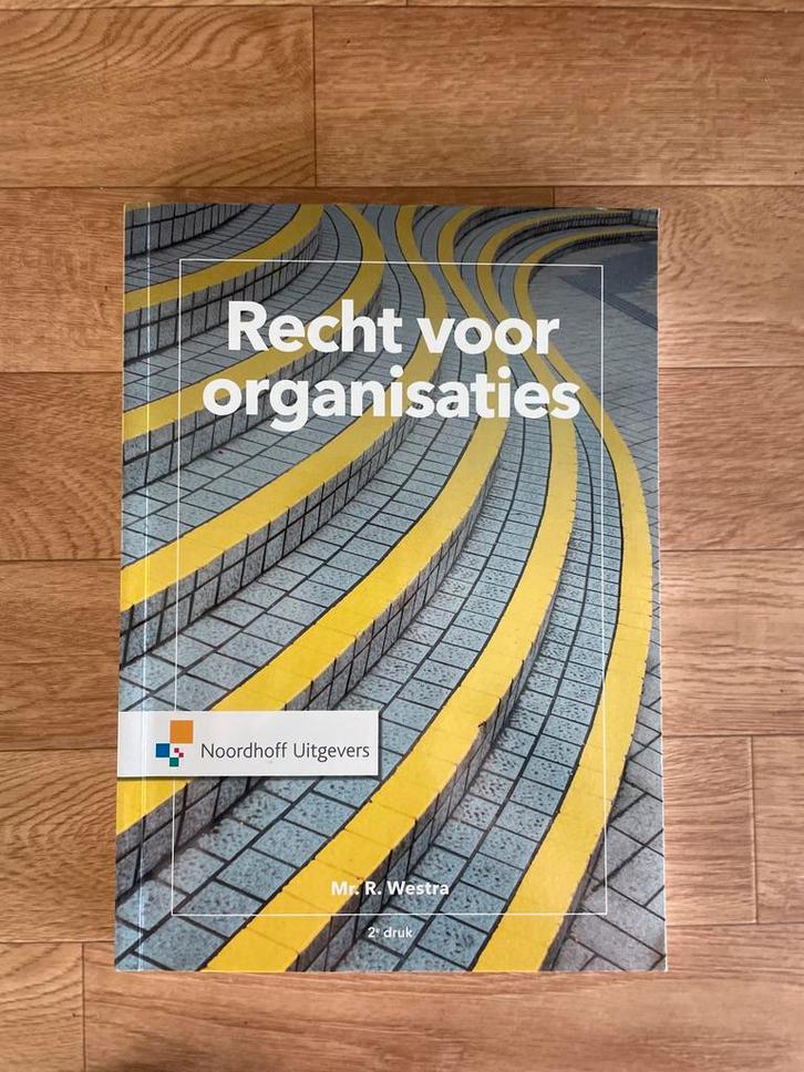 Robert Westra - Recht voor organisaties, Boeken, Wetenschap, Zo goed als nieuw, Sociale wetenschap, Ophalen of Verzenden