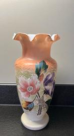 Art Nouveau Jugendstil stijl beschilderde glazen vaas, Antiek en Kunst, Antiek | Vazen, Ophalen of Verzenden