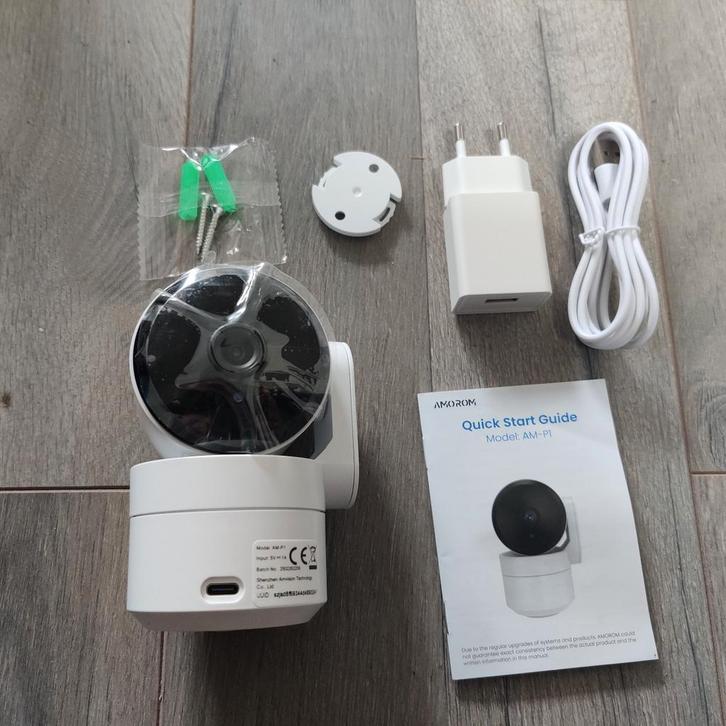 Amorom Smart Auto-Tracking Camera, Audio, Tv en Foto, Videobewaking, Nieuw, Binnencamera, Ophalen of Verzenden