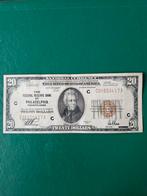 20 dollars USA 1929 jaar unike, Ophalen of Verzenden, Noord-Amerika, Los biljet