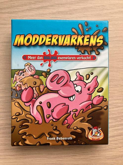 Spel Moddervarkens!, Hobby en Vrije tijd, Gezelschapsspellen | Kaartspellen, Zo goed als nieuw, Ophalen