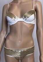 Nieuw - La Perla wit met goud sexy bikini 40/42, La Perla, Wit, Nieuw, Ophalen of Verzenden