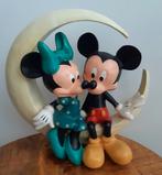 Mickey & Minnie op de Maan / on the Moon, Ophalen of Verzenden, Mickey Mouse, Beeldje of Figuurtje
