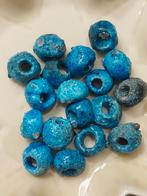 Set robuuste blauwe glaskralen, Verzenden, Nieuw, Kraal