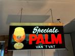Palm reclamebord verlicht, Ophalen, Zo goed als nieuw, Reclamebord