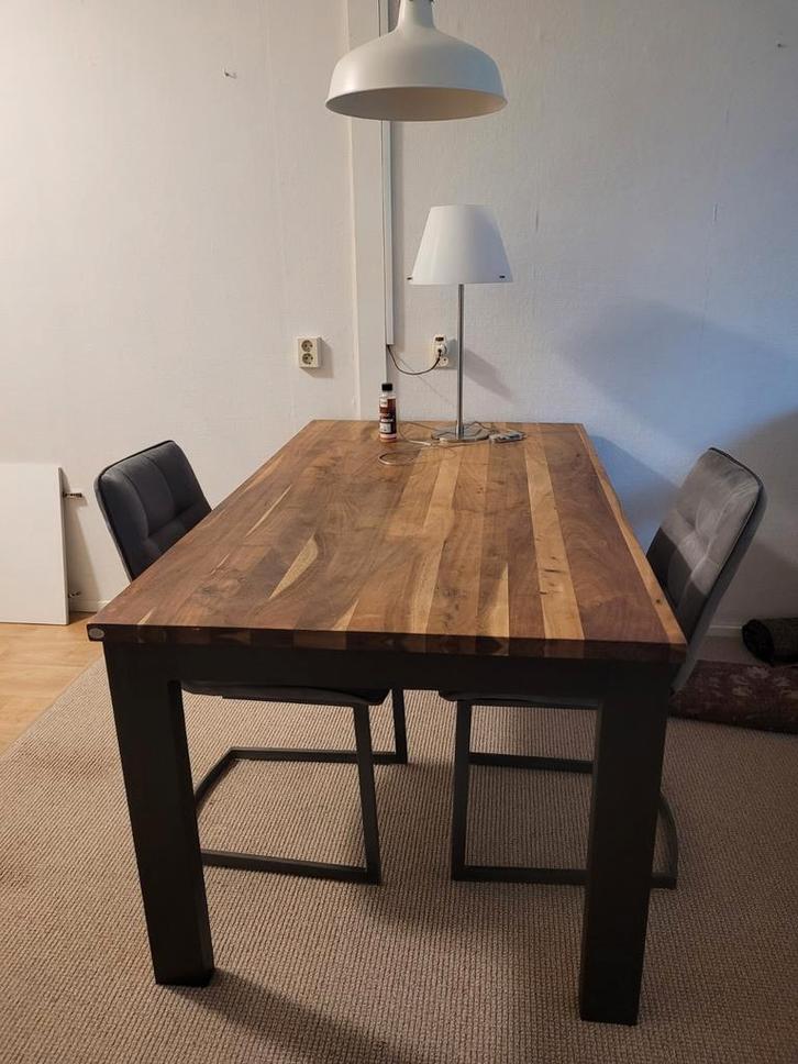 Eettafel 4 persoons (teak), Huis en Inrichting, Tafels | Eettafels, 50 tot 100 cm, 150 tot 200 cm, Rechthoekig, Ophalen