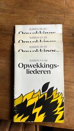 Opwekkingsliederen, 4 boekjes, Muziek en Instrumenten, Bladmuziek, Verzenden, Gebruikt, Les of Cursus