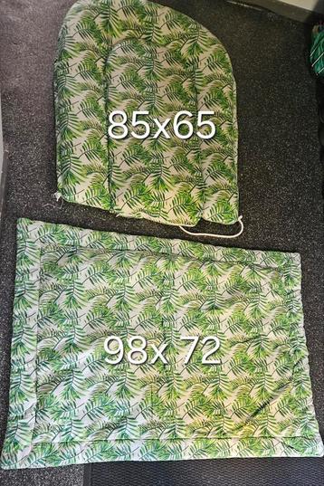 Baby nestje en boxkleed/ dekentje Jungle thema beschikbaar voor biedingen