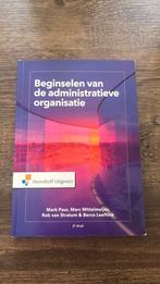 Mark Paur - Beginselen van de Administratieve organisatie, Ophalen of Verzenden, Mark Paur; Berco Leeftink; Marc Mittelmeijer; Rob van Stratum