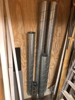 Spiro buis 125 mm en 25 x buisklemmen, Doe-het-zelf en Verbouw, Buizen en Afvoer, Ophalen, Gebruikt, Aluminium, Minder dan 2 meter